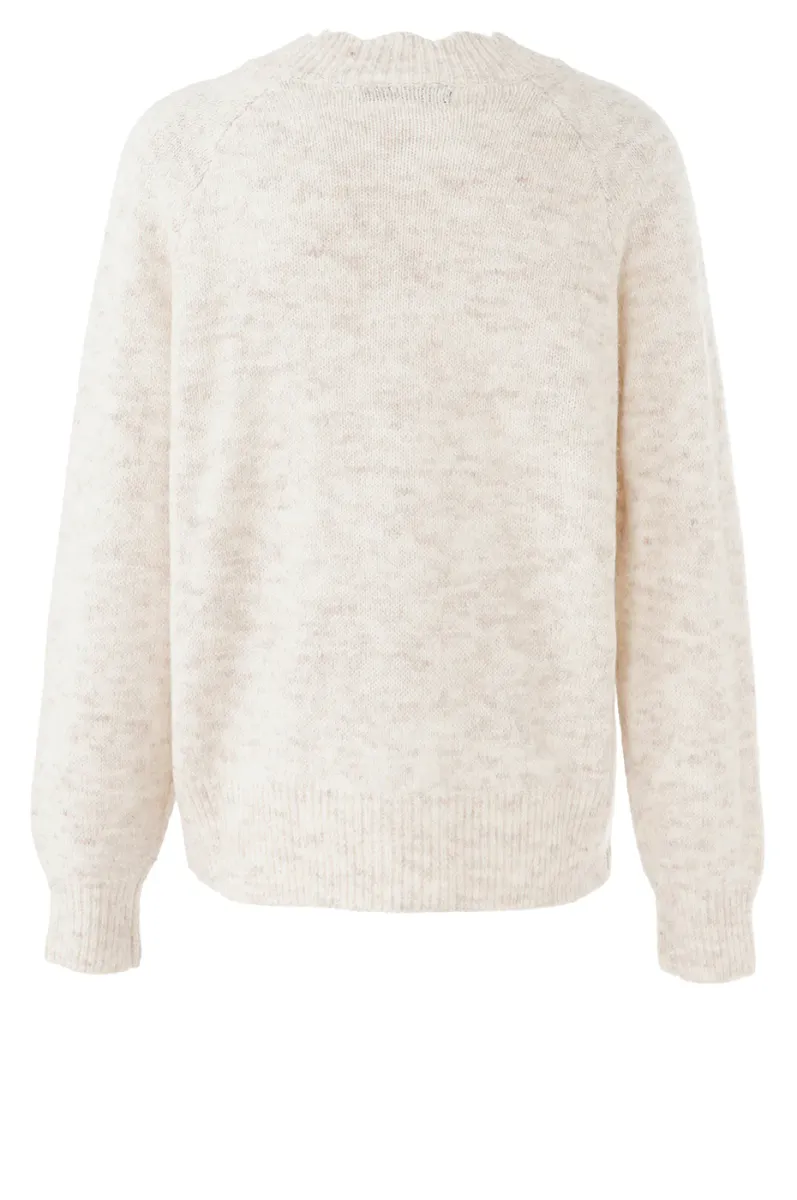 BEANETH KNIT cardican ecru