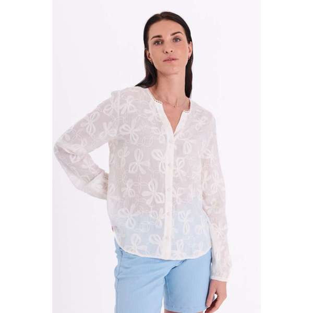 FQRANDY-BLOUSE Star Offwhite