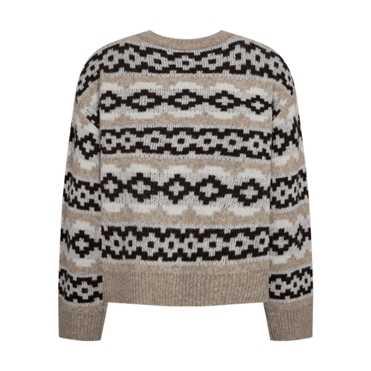 FQALPA-Cardigan Silver mink/Star Offwhite