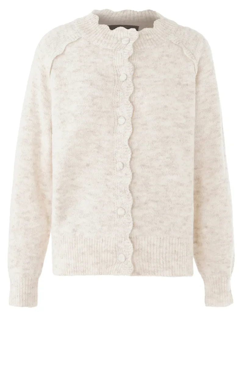 BEANETH KNIT cardican ecru