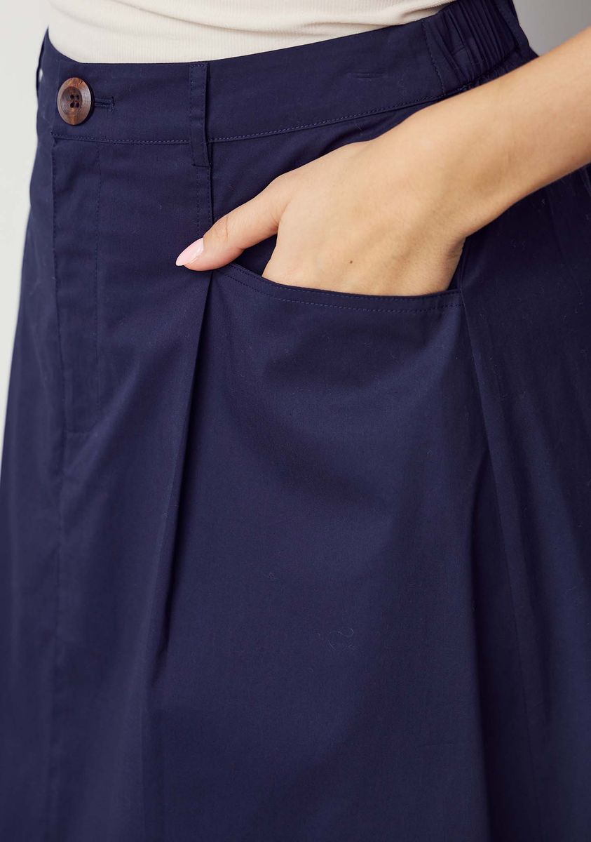 Sigga Long Skirt Navy