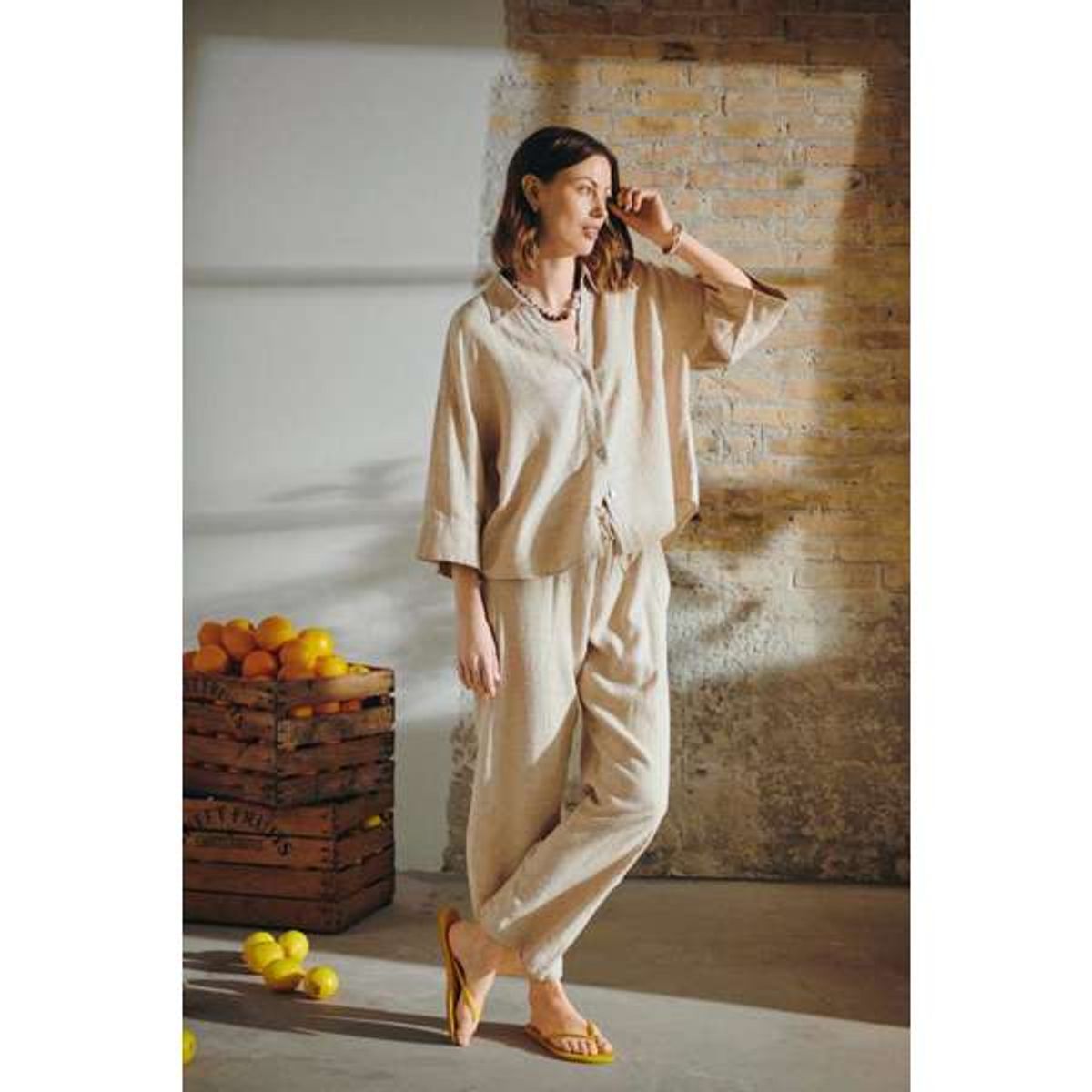 FQLAVA-SHIRT Sand Melange
